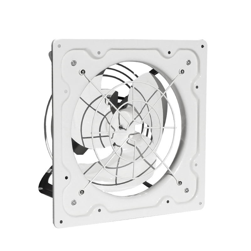 Ventilator de evacuare din oțel pătrat, ventilator de evacuare a peretelui metalic
