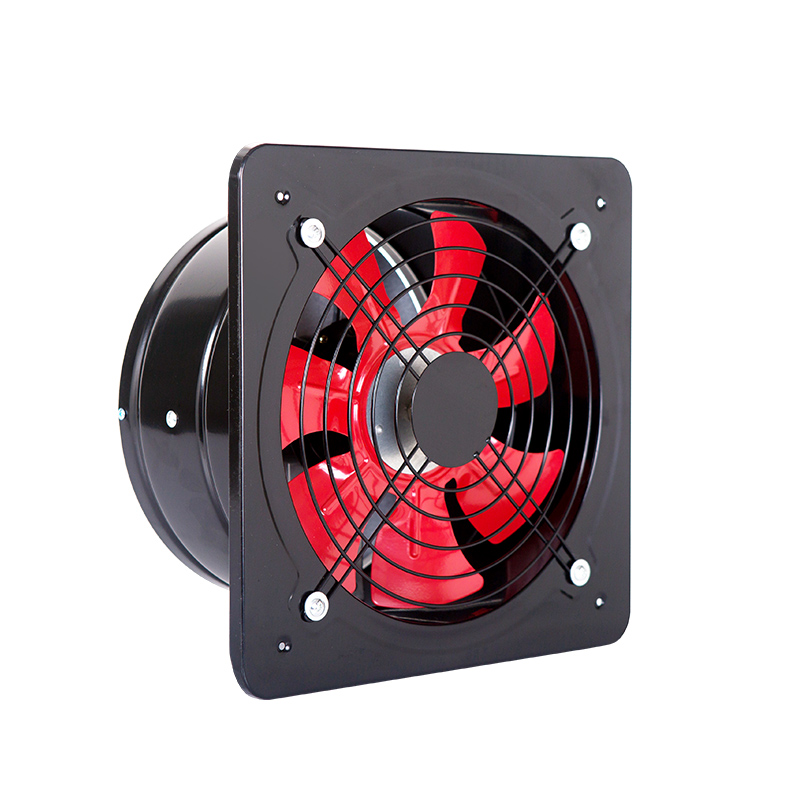 Ventilator de ventilație rotundă față și spate, ventilator de evacuare a decibelului scăzut, ventilator de ventilație de mare putere de bucătărie