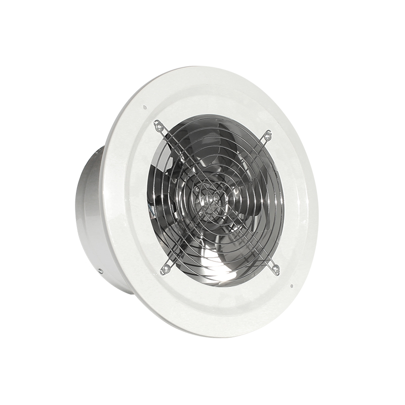 Față rotundă și spate ventilator de ventilație silențios rotund, ventilator de evacuare a ferestrei peretelui