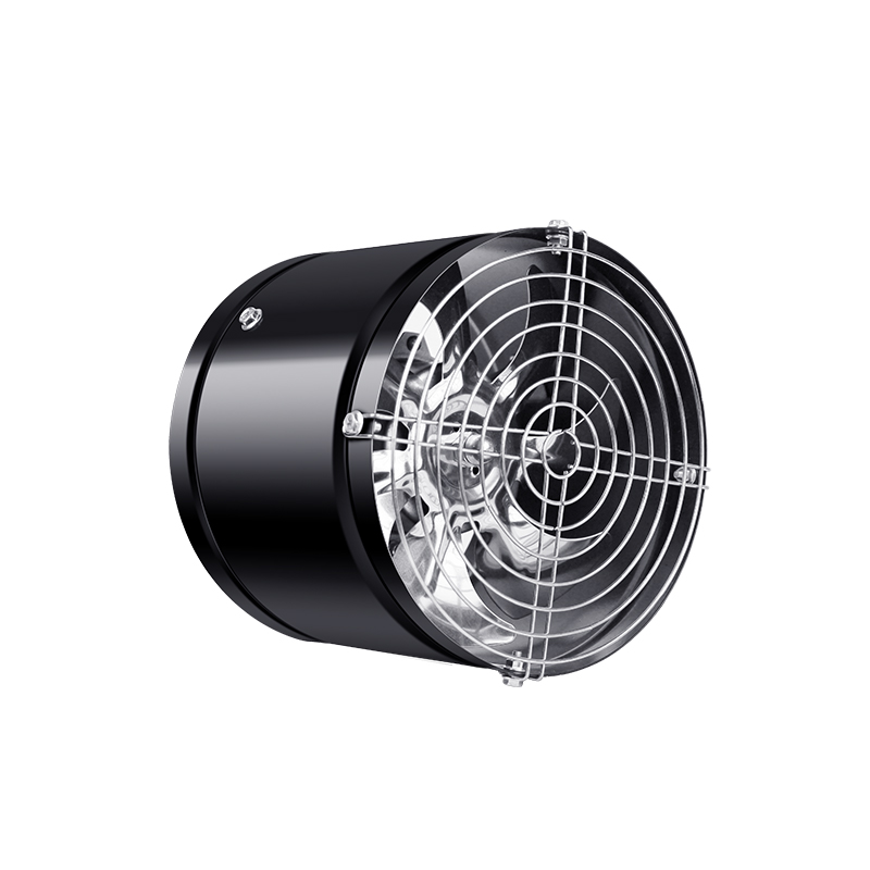 Ventilator de ventilație al canalului de butoi negru de mare putere